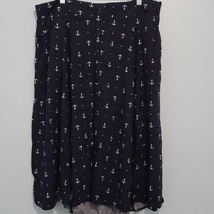 Torrid mid length midi skirt